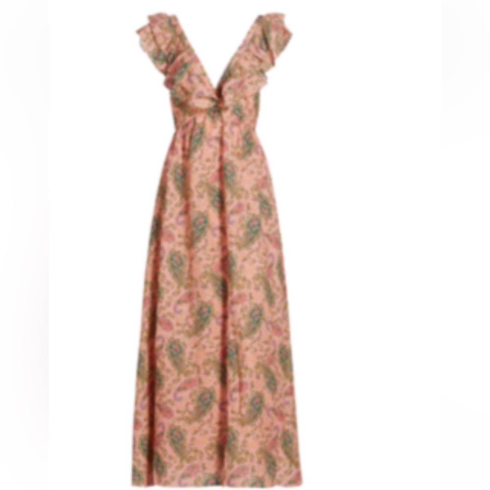 Floral Pink Maxi Dress